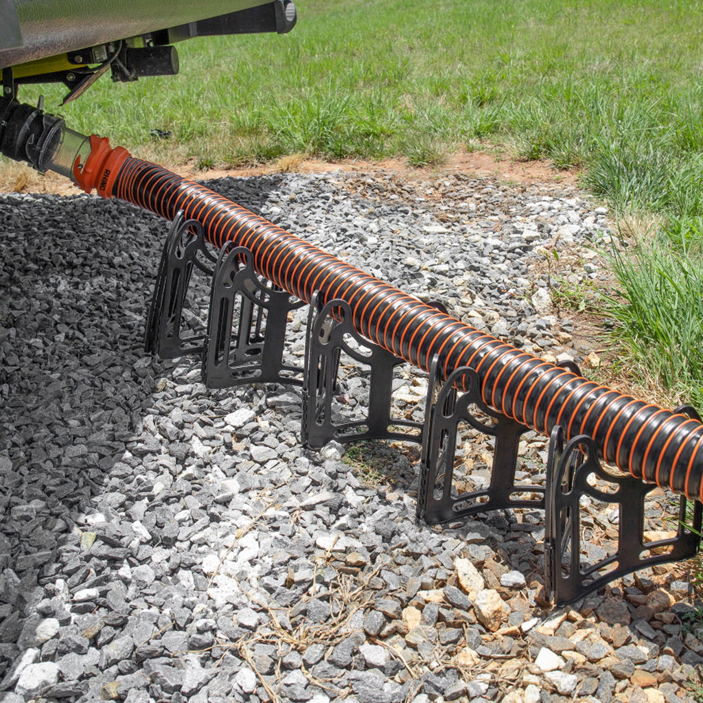 Camco Sidewinder Camper/RV Sewer Hose Support | Plastic, Multicolor, 20-Foot (43051)