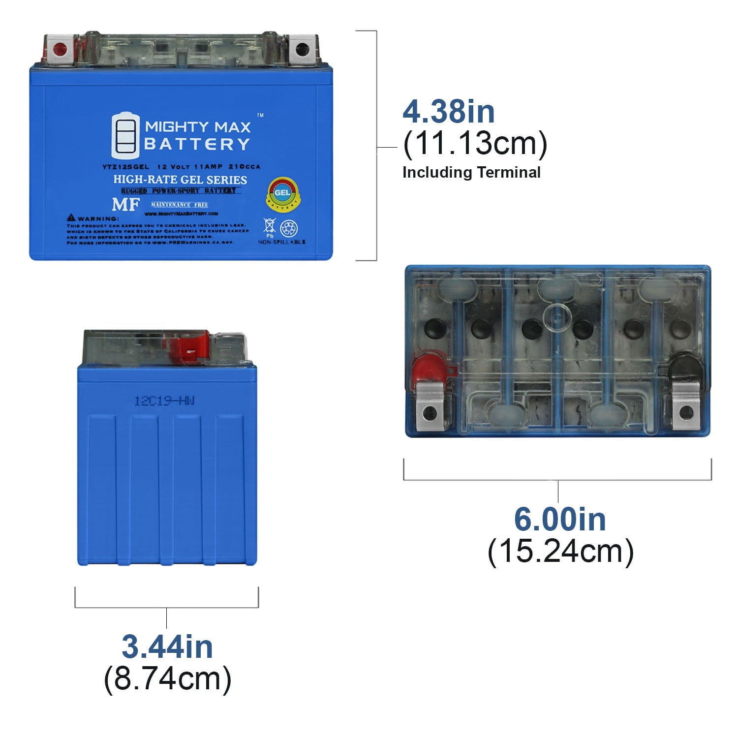 12V 11AH Battery for Yamaha VStar 650 XVS 950 Stratoliner Roadliner