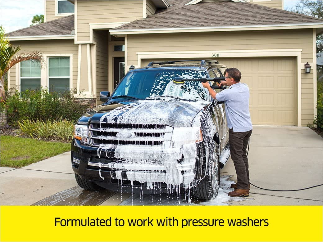Kärcher Vehicle Car Wash & Wax Cleaning Soap Detergent for Pressure Washers - 1 Gallon - New