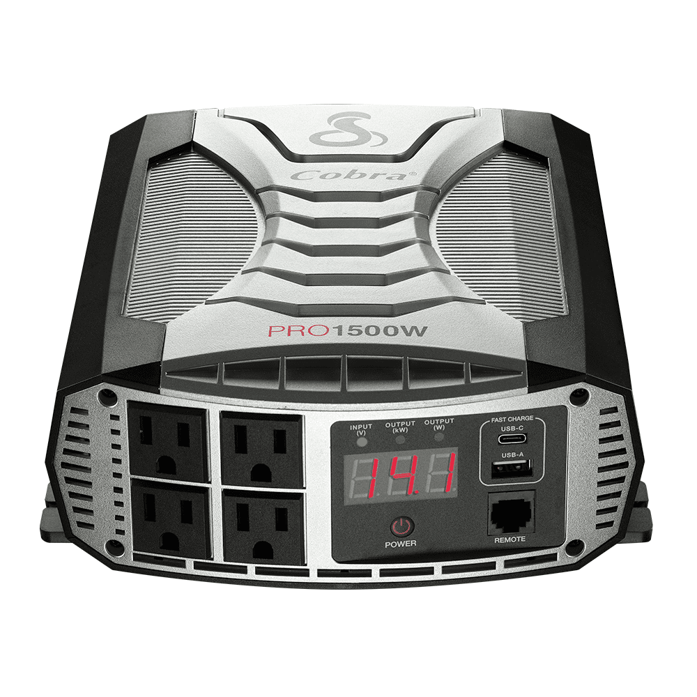 Restored Cobra PRO 1500W 1500 Watts 3000 Peak Power Inverter AC/DC (Refurbished)