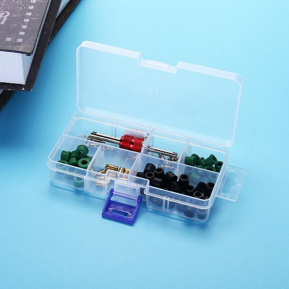 Ltesdtraw 71pcs/set A/C Rubber Gasket+ AC Valve Core+ Remover Tool Assortment Kit