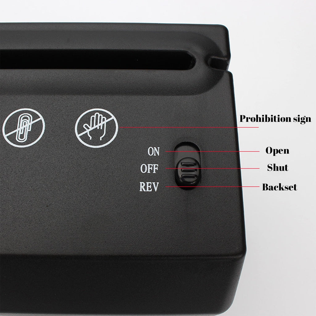 Daiosportswear Clearnance Shredder,Portable MIni Electric USB and Battery Operated Paper Shredder Paper Strip Cut Machine Paper and Document (Battery Not Include)