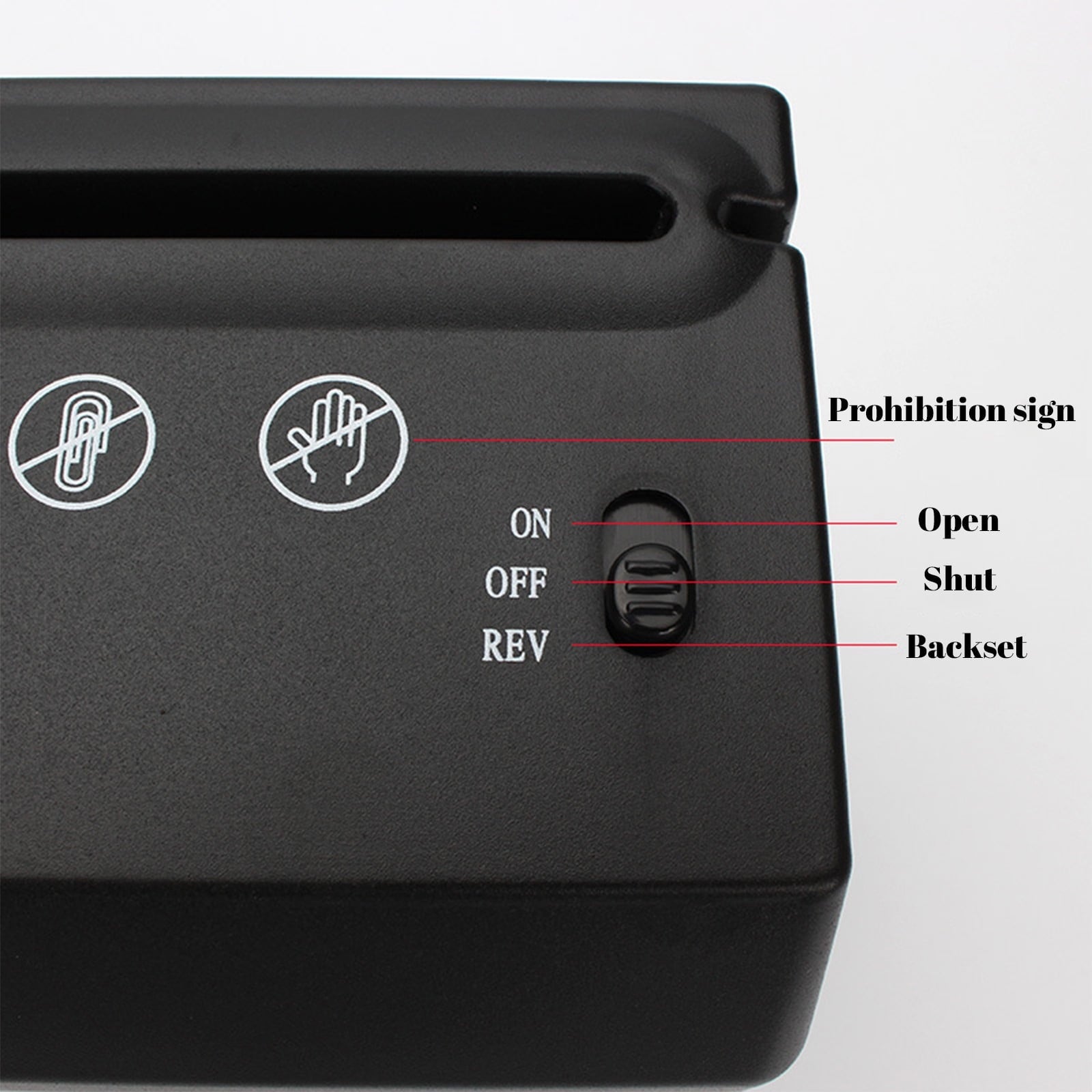 Daiosportswear Clearnance Shredder,Portable MIni Electric USB and Battery Operated Paper Shredder Paper Strip Cut Machine Paper and Document (Battery Not Include)