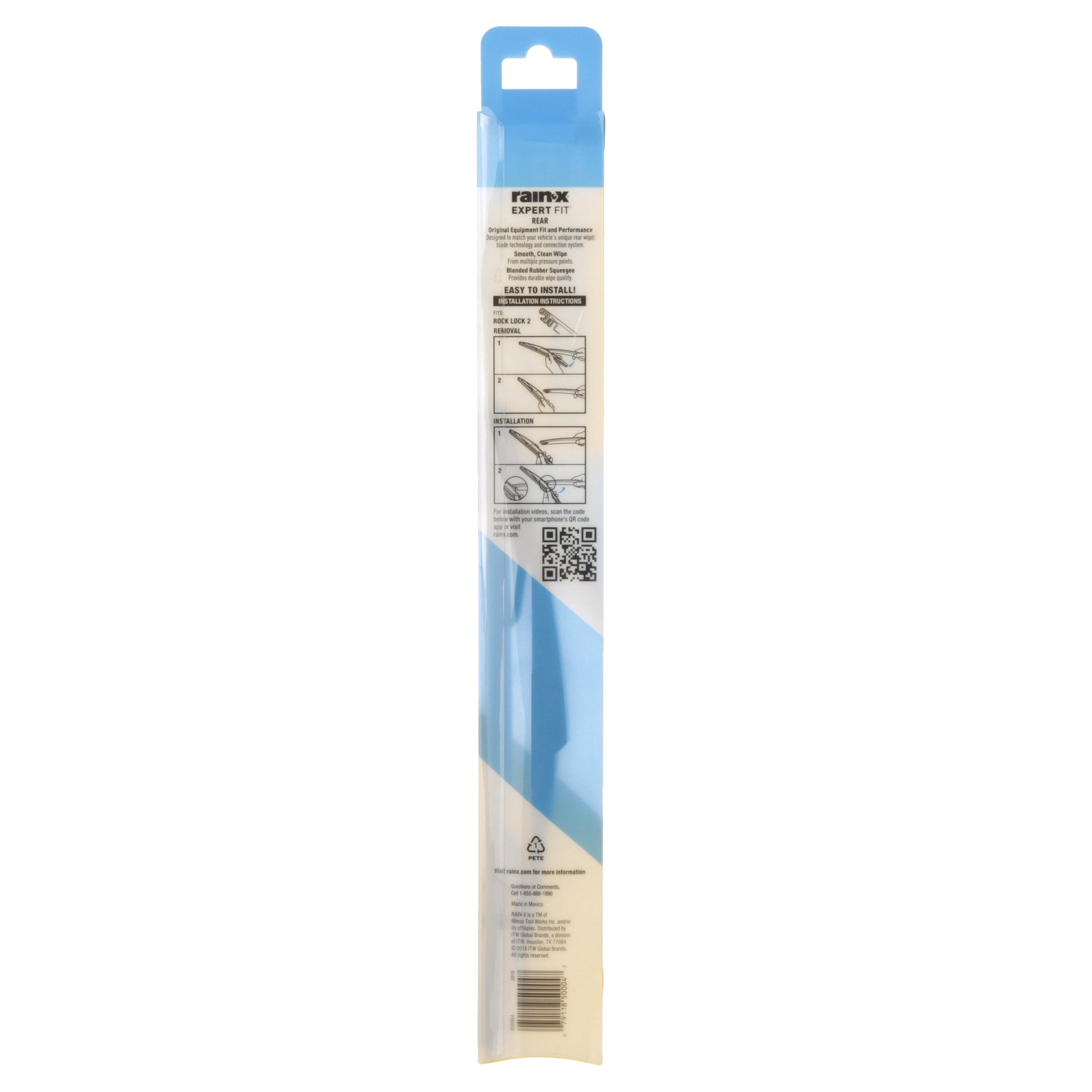 Rain-X Expert Fit Rear Wiper Blade 12" Replacement 12A - 850004