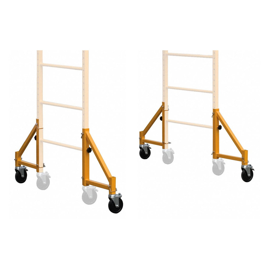 METALTECH Jobsite I-CISO4 Outrigger Set Steel Powder-Coated