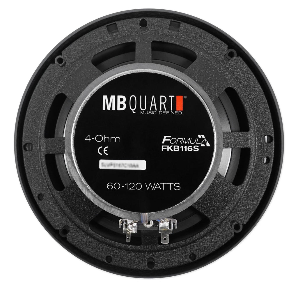 (4) MB QUART FKB116S 6.5" 240 Watt Slim Shallow Mount Car Audio Speakers