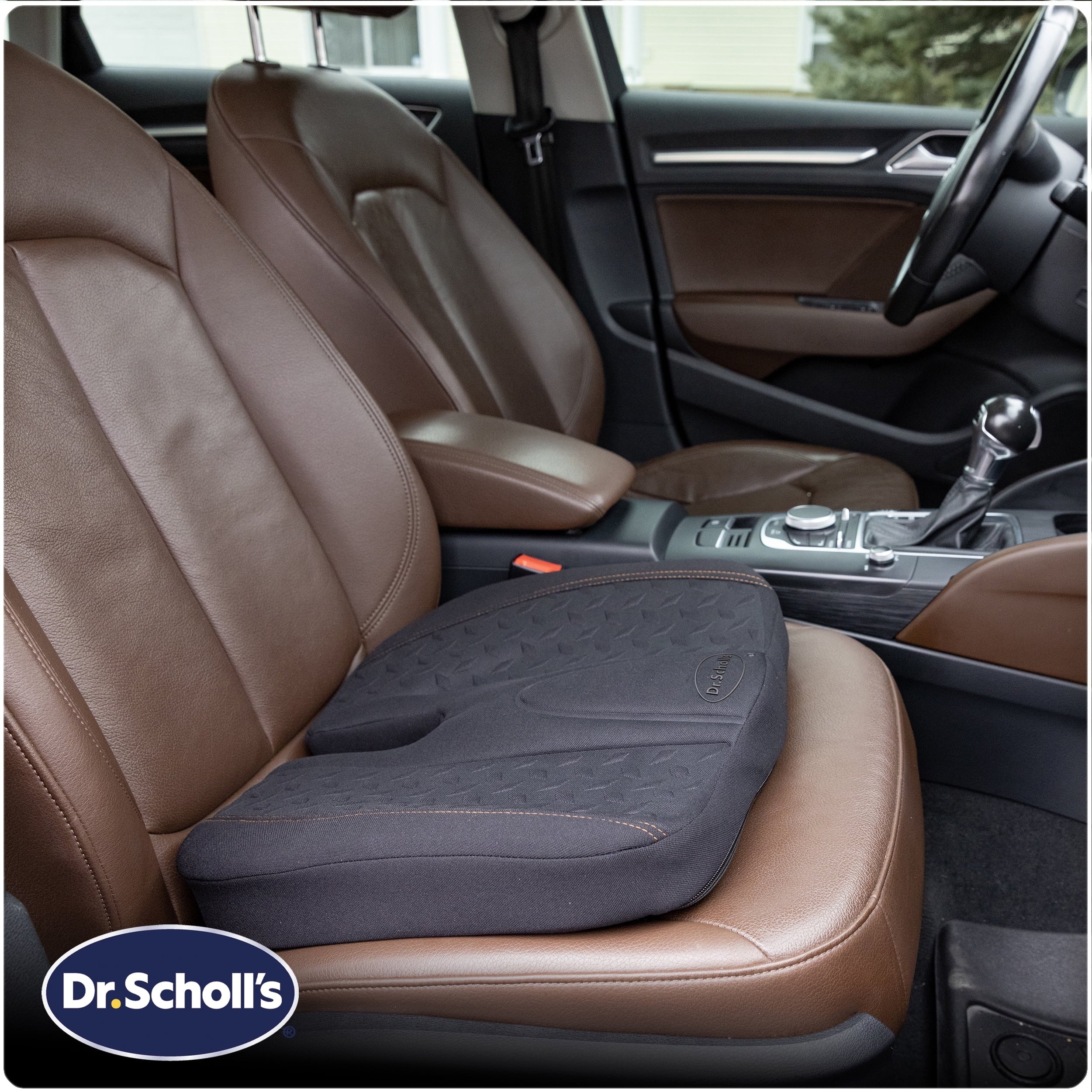 Dr. Scholl’s Black Max Support Copper-Infused Posterior Seat Cushion, 46200WDI, 2.82 lbs