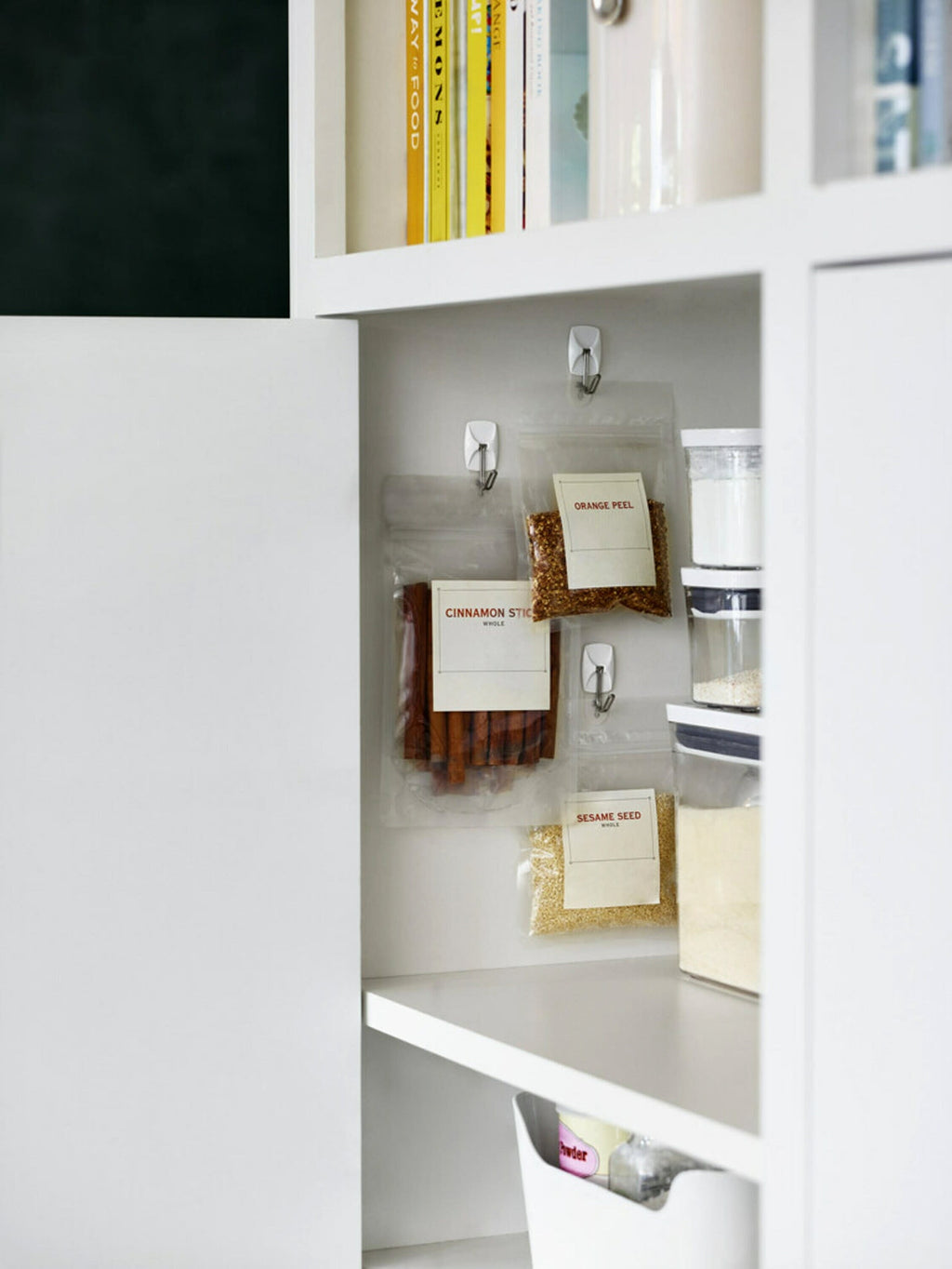 Command Small Wire Toggle Hooks, White, Damage Free Christmas Organizer, 22 Hooks