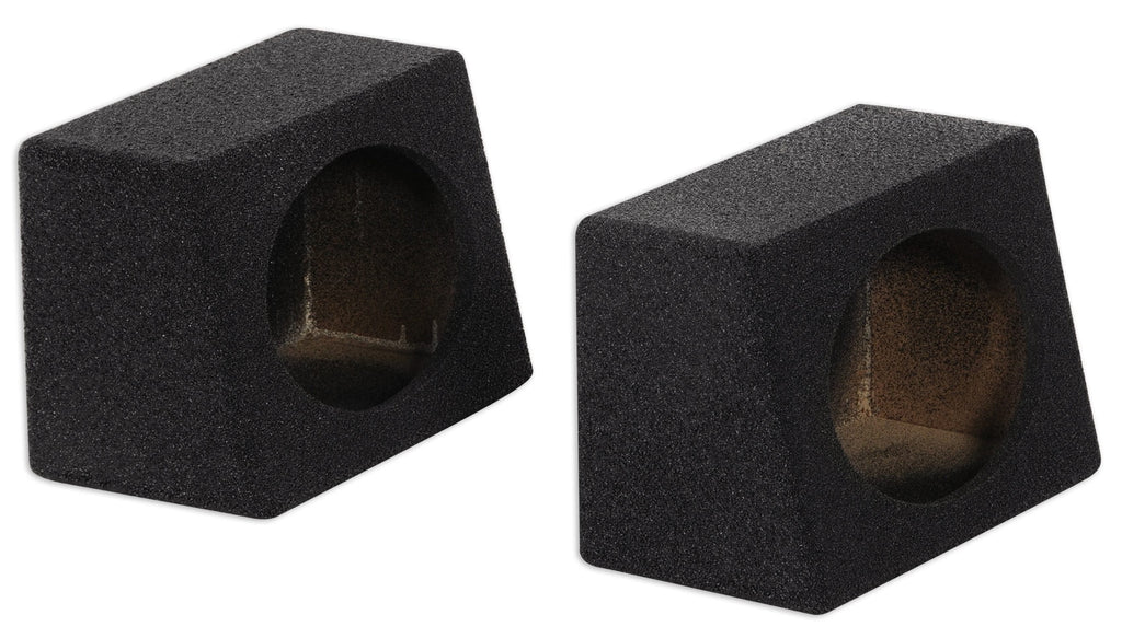 (2) Rockville RS6x9BL 6x9" Wedge Sealed Car Speaker Box Enclosures w/Bedliner