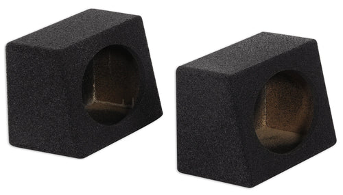 (2) Rockville RS6x9BL 6x9" Wedge Sealed Car Speaker Box Enclosures w/Bedliner
