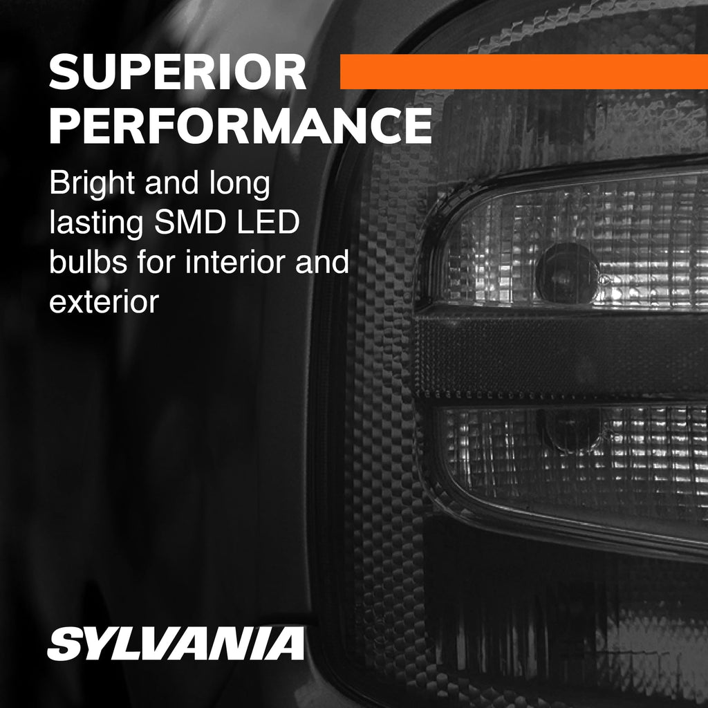 Sylvania 168 White LED Automotive Mini Bulb, Pack of 1