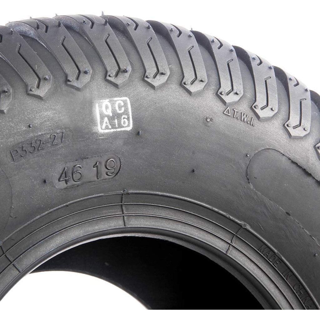Pair 15X6-6 15x6.00x6 Turf Tires 4 Ply Lawn Mower & Garden Tractor Tubeless Tires