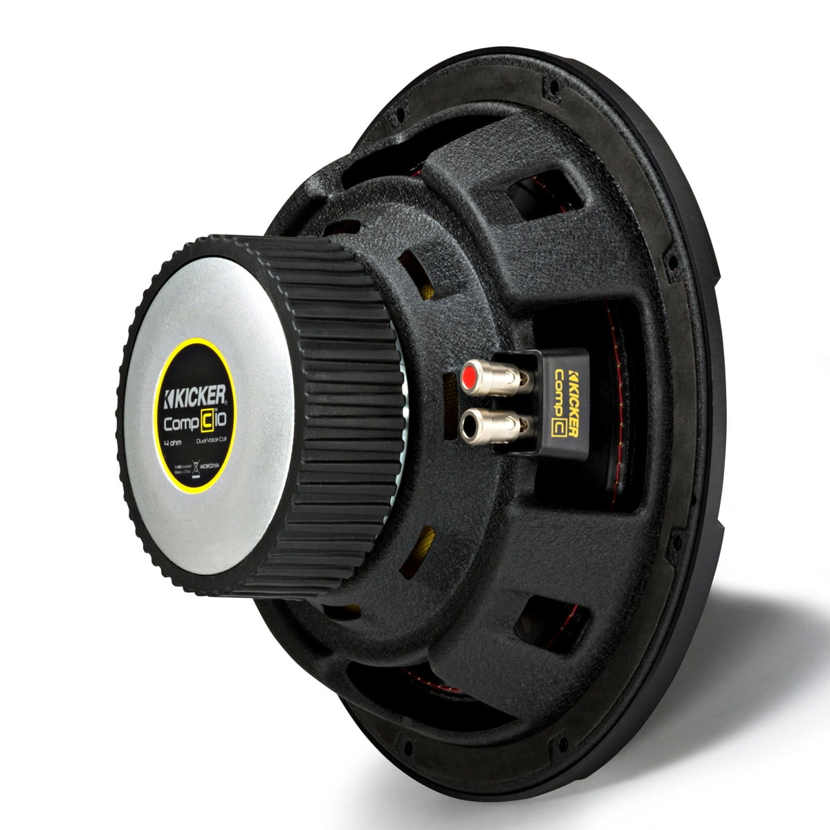Kicker 44CWCD104 10" CompC 4-Ohm DVC Subwoofer
