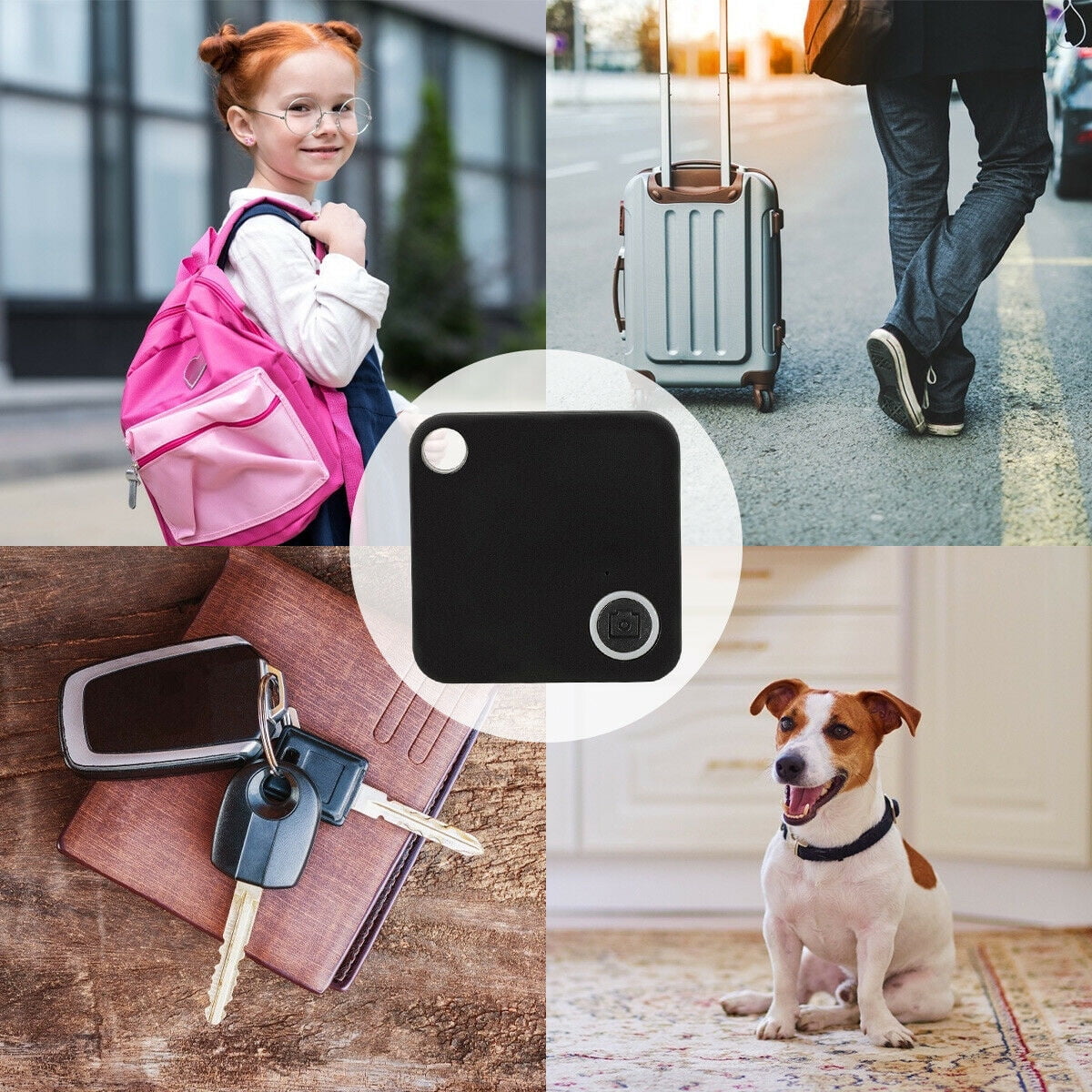 4Pcs GPS Smart Tracking Finder Auto Car Pets Kids Tracker-Wireless Locator Anti-Lost