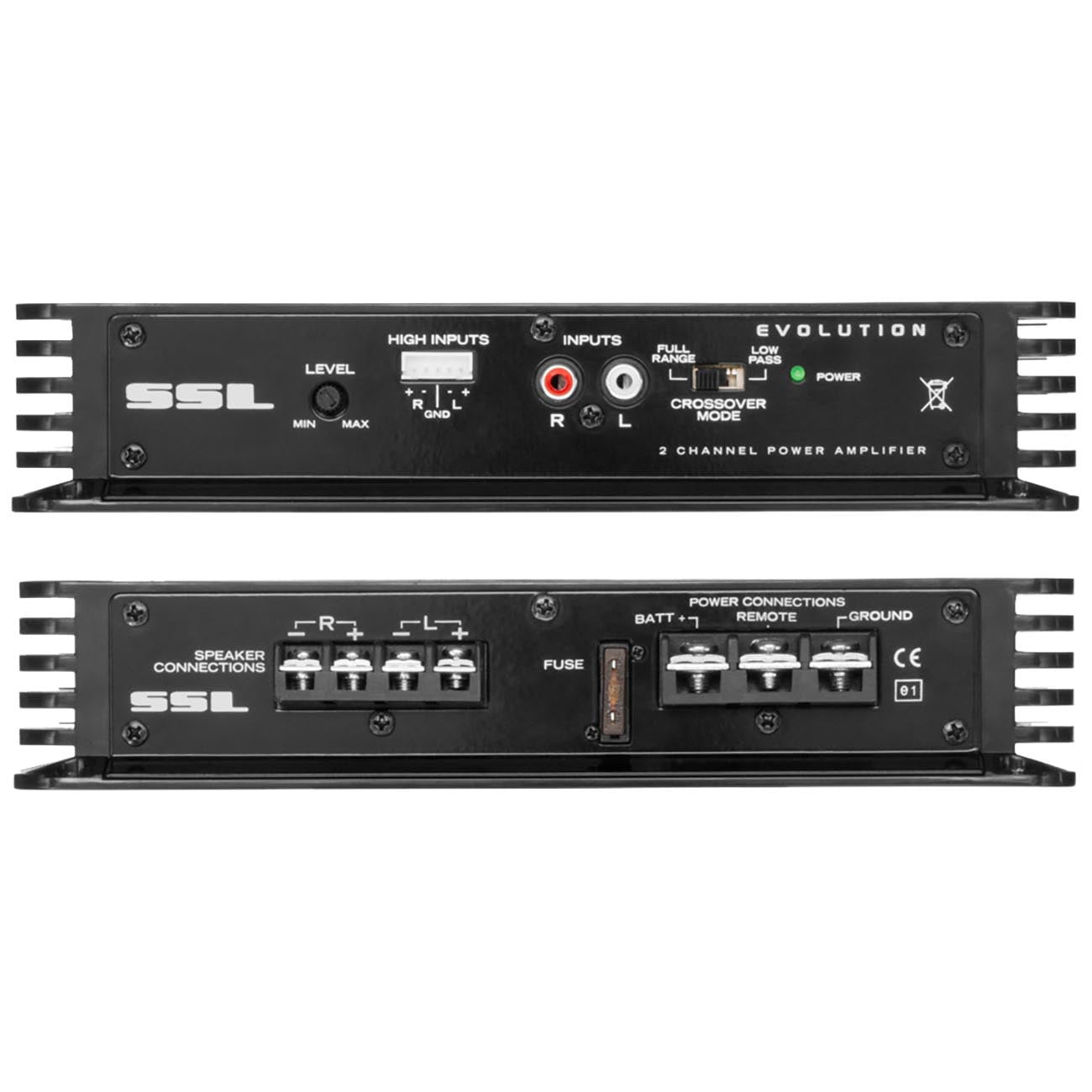 Sound Storm Laboratories Soundstorm Small 2ch Amplifier 200w Max  11in. x 8in. x 3in.