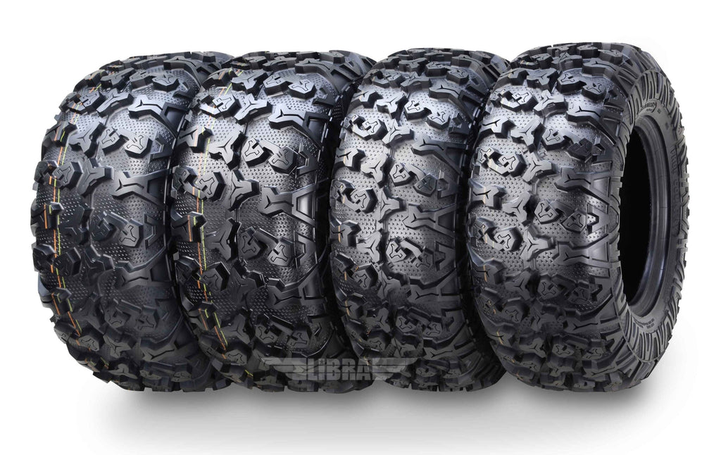 FREE COUNTRY 8PR Premium ATV Tires 25x8x12 & 25x10x12 fit 05-13 Yamaha RHINO 450 660 700