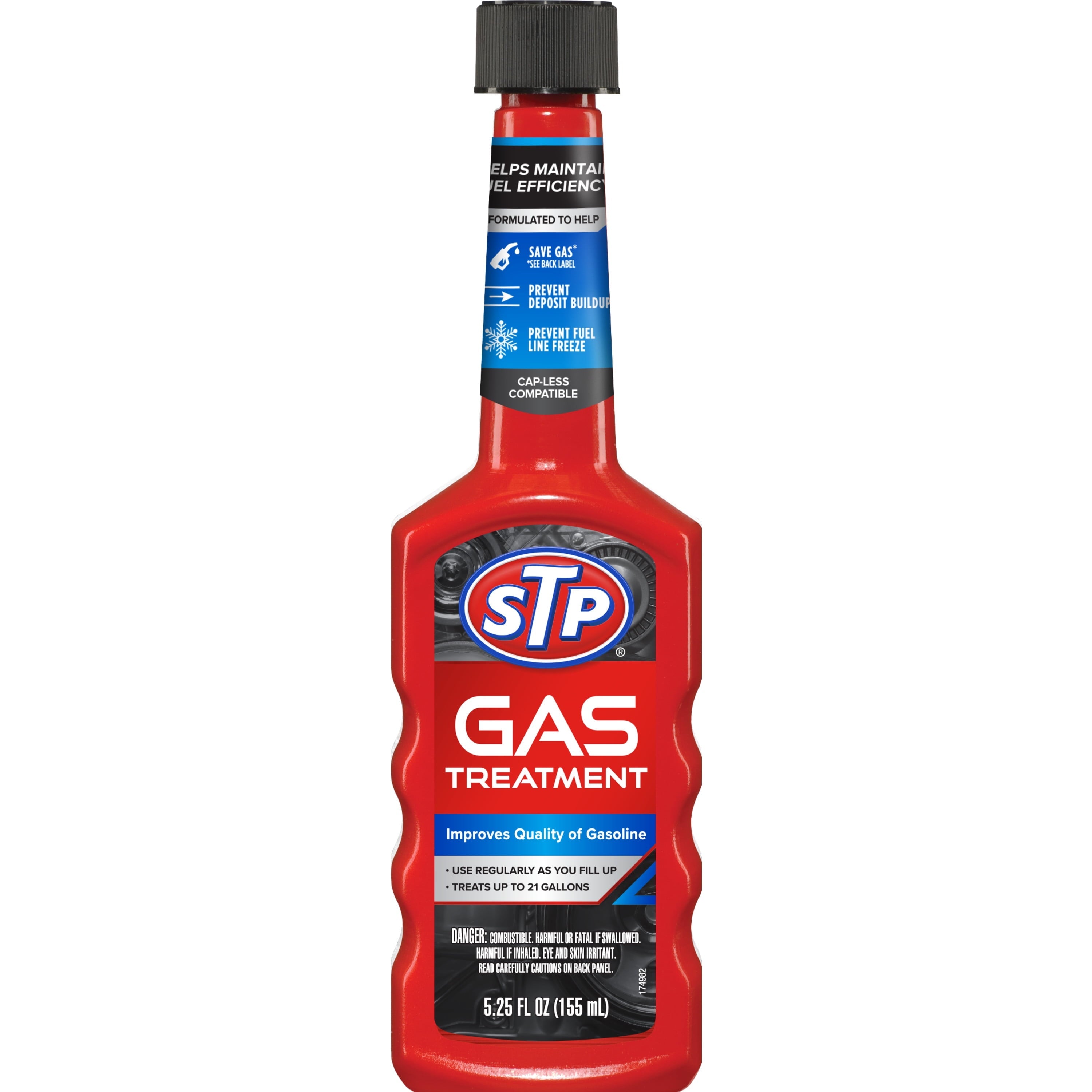 STP Gas Treatment For Any Gasoline Engine - 5.25 FL OZ (2 Count)