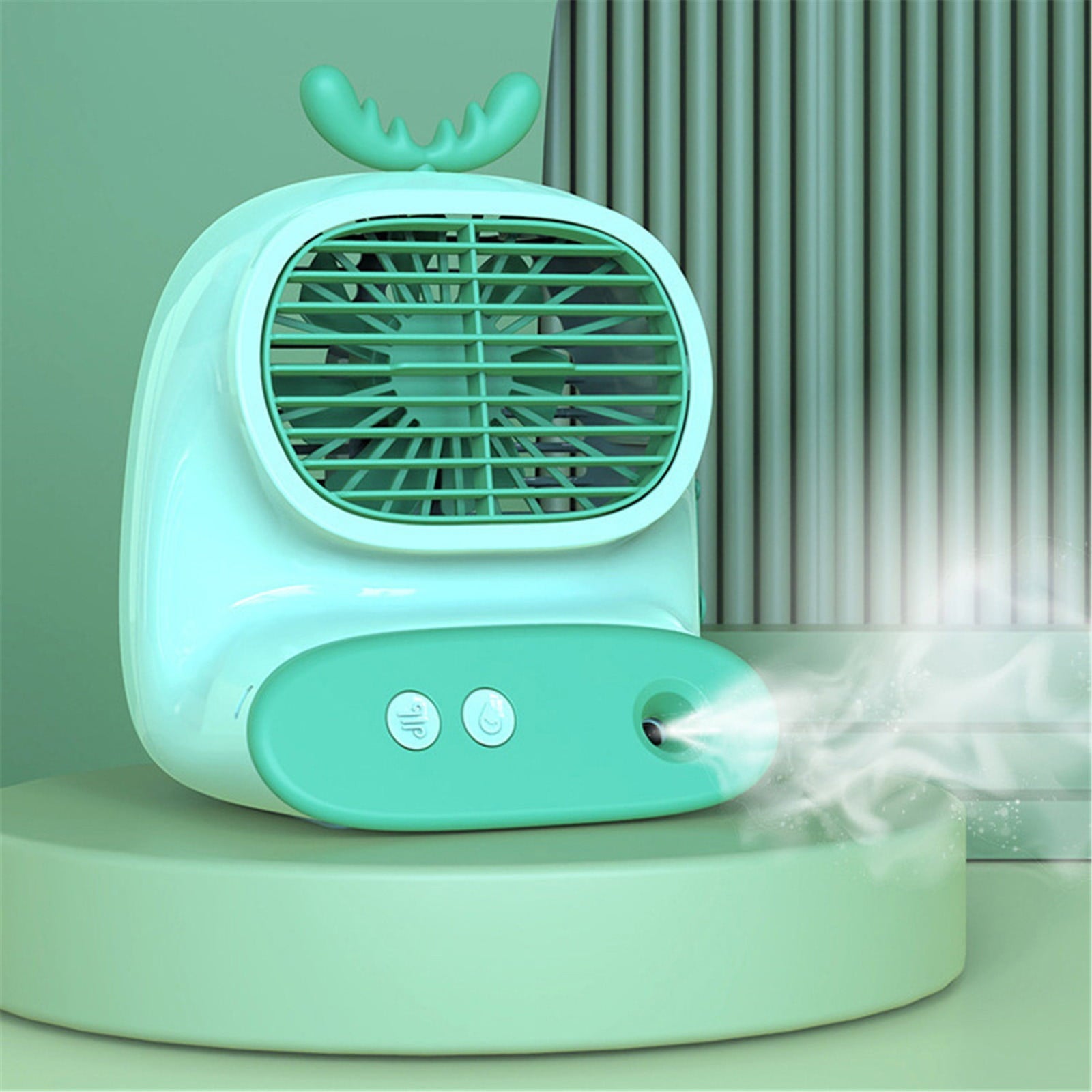 Zeceouar Clearance Items for Home Kids Portable Aired Conditioner Fan Rechargeable Evaporative Portable Aired Cooler Humidifier 3 Speed USB-C Portable Aired Conditioner For Bedroom Office