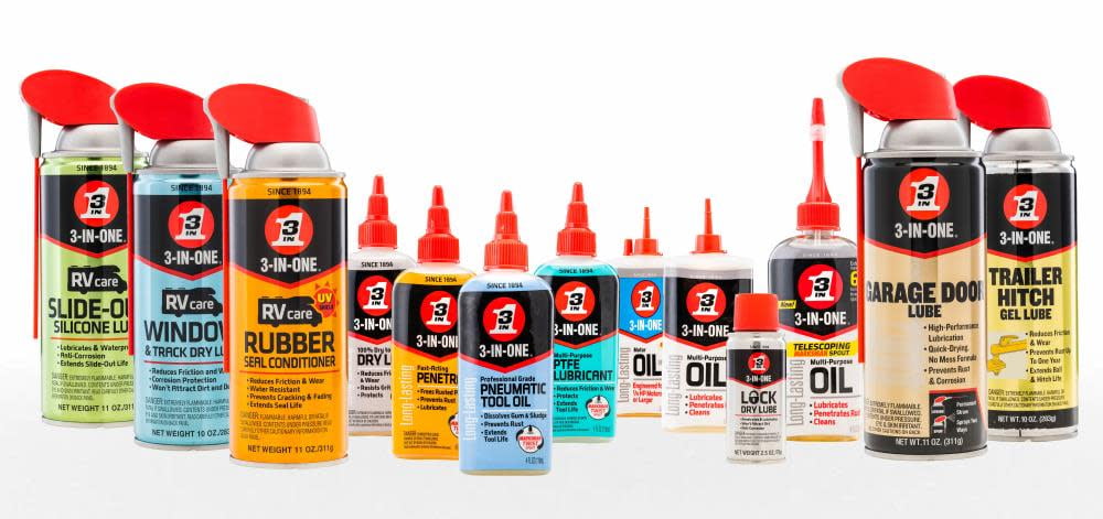 3-In-One Multi Purpose High Performance PTFE Lubricant and Drip Oil, 1 Pack