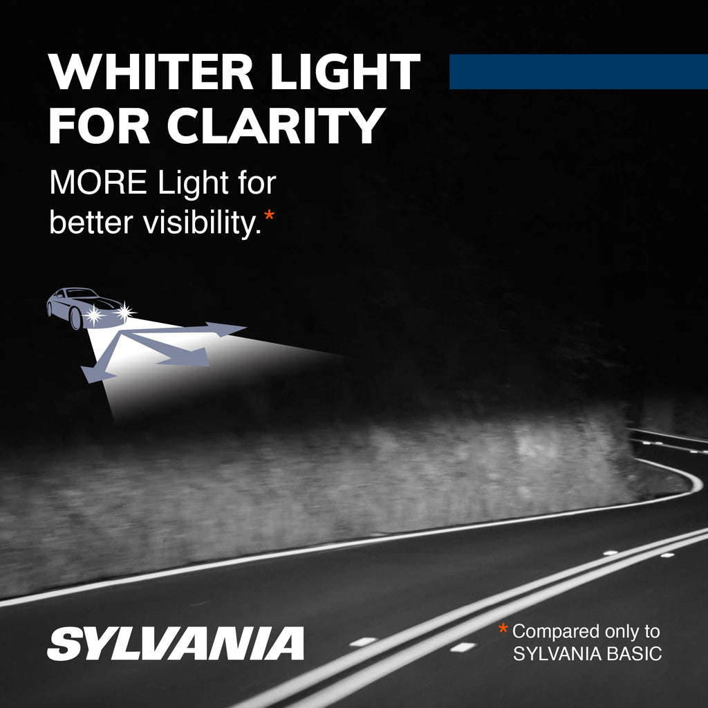 Sylvania H11 SilverStar Halogen Headlight Bulb, Pack of 2