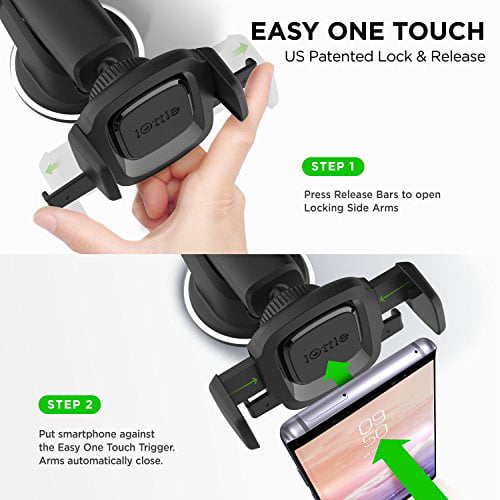 iOttie Easy One Touch Mini Dashboard & Windshield Car Mount and Phone Holder