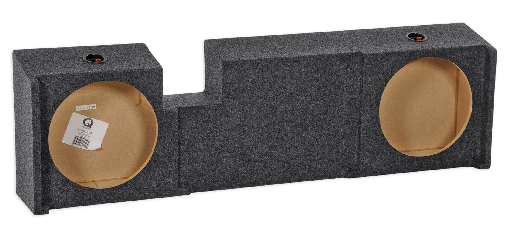 UnderSeat Downfire Dual 12" Subwoofer Sub Box for 2000-2003 Ford F150 Xcab