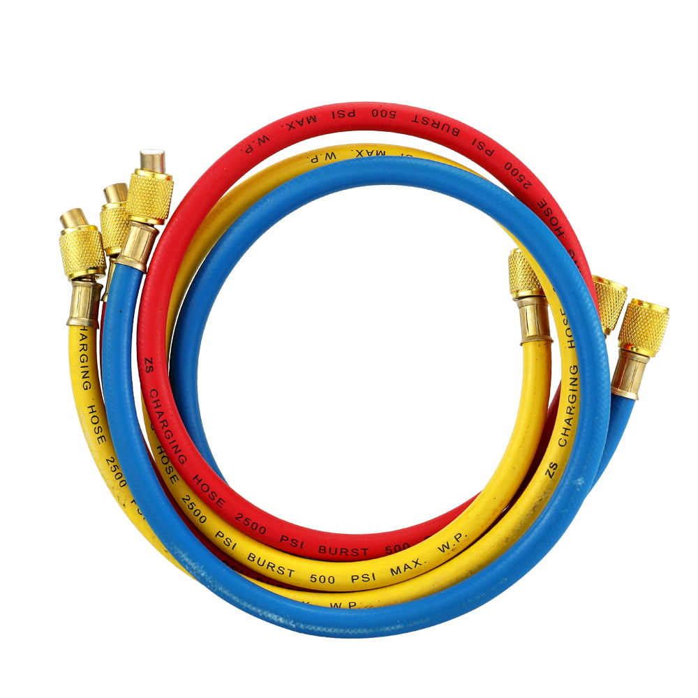 Refrigerant Manifold Gauge Set Air Conditioning Tools With Hose And Hook For R12 R22 R404A R134A