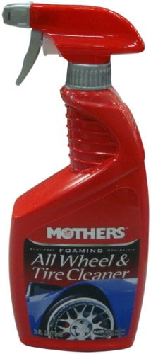 Mothers Polish 5924 24 Ounce Bottle of Foaming Automobile Wheel & Tire Cleaner