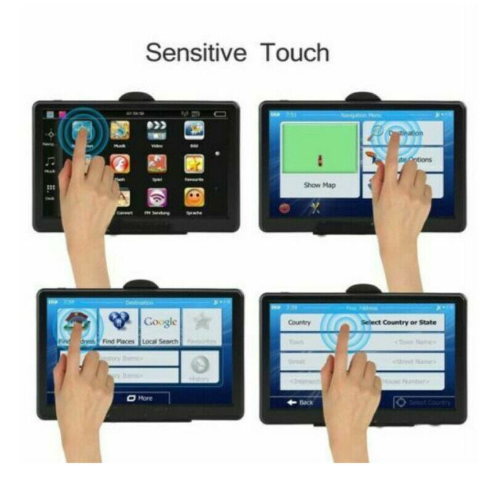 GPS for Car GPS Navigation for Car,5 inch Sat Nav 8GB+256MB Speed Voice Guidance Route Planning Lifetime Free Map Update
