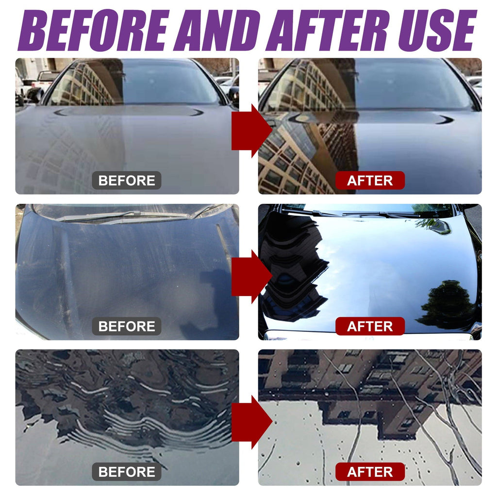 EELHOE Shine Armor Ceramic Coating Fortify Quick Coat Car Wax Polish Spray Waterless Wash & Wax Hydrophobic Top Coat Polish & Polymer Paint Sealant Detail Protection 3.4 Fl Oz