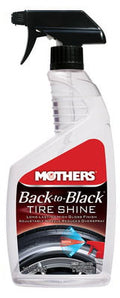 2PK Mothers Back To Black 24 OZ Tire Shine Provides A High Gloss Long Last