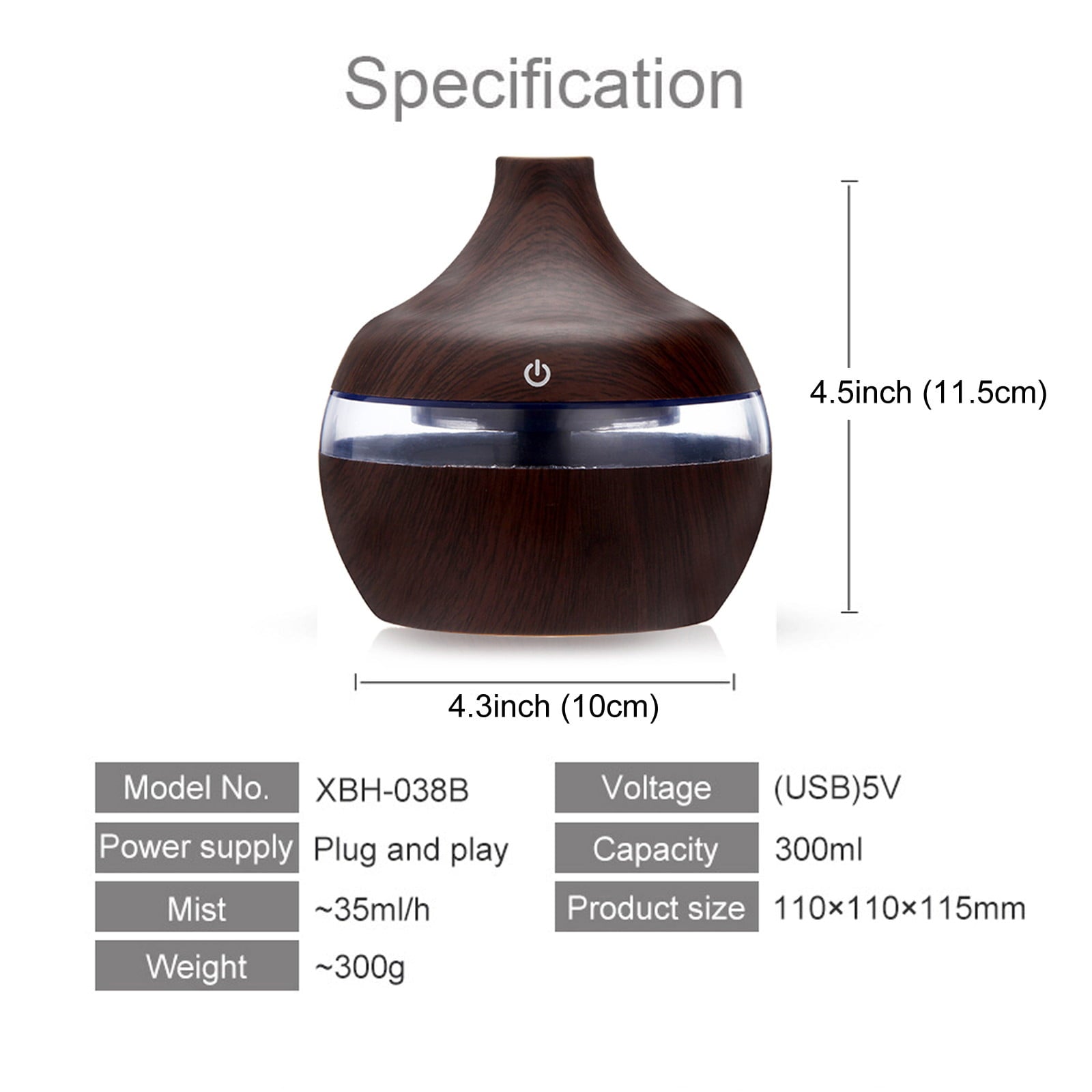 Clearance OAVQHLG3B Aroma Diffuser for Essential Oil Large Room Diffusers Set Ultrasonic 550ml Aromatherapy Diffuser with Essential Oil, Bedroom Vaporizer Cool Mist Humidifier for Home Office
