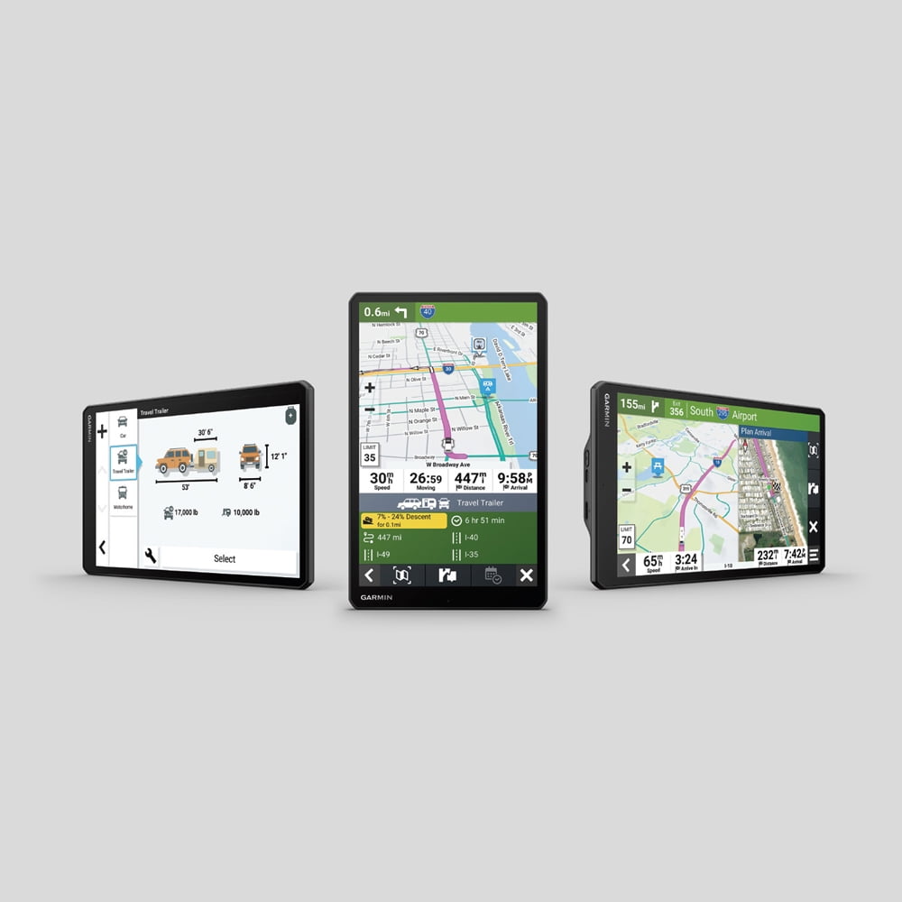 Garmin 010-02748-00 RV 895 8" RV GPS Navigator Bundle with Deco Gear Dual DC12V/24V Electronic Multifunction Car Socket and Deco Gear Hard Shell EVA Case