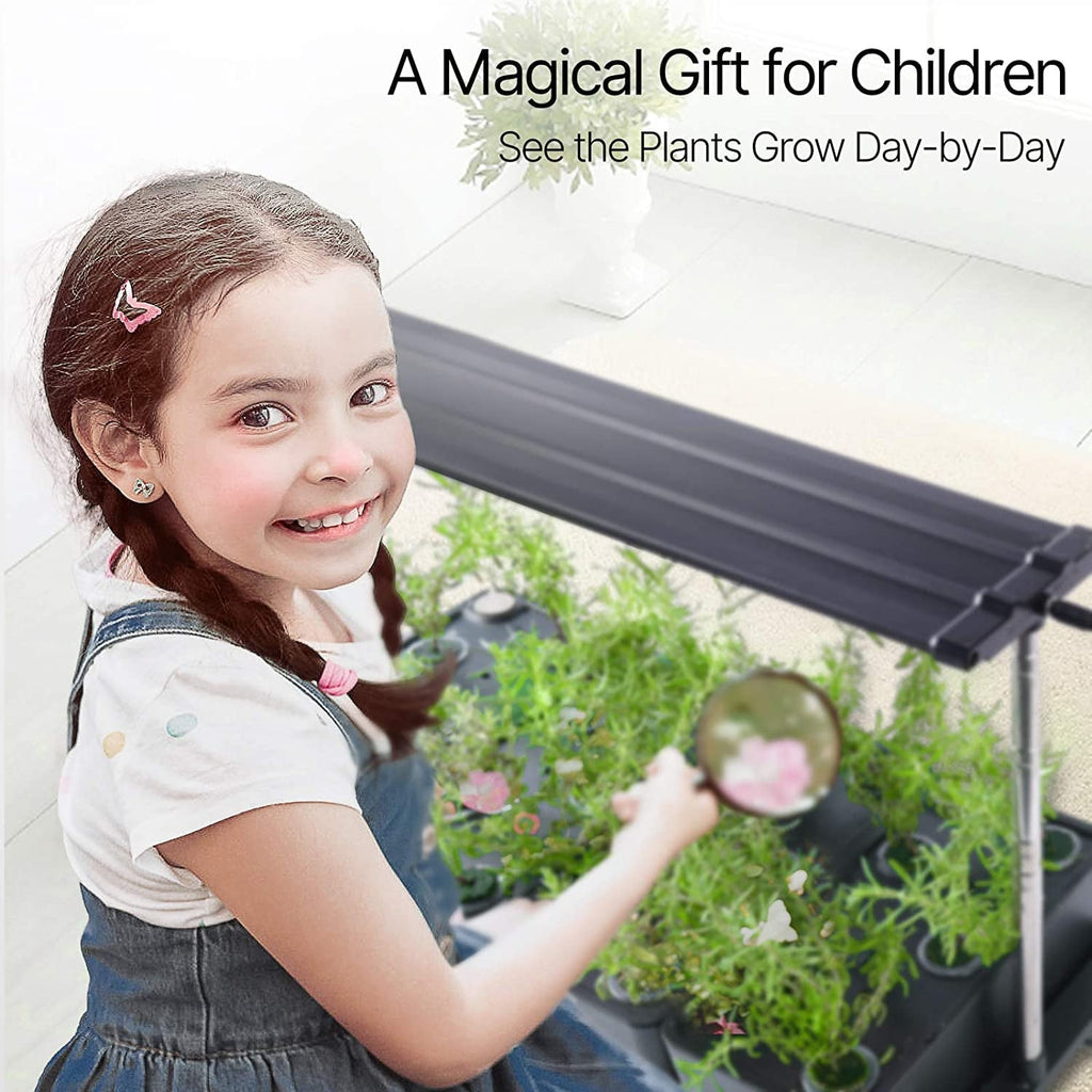 iDOO 20 Pods Hydroponics Growing System, Indoor Herb Garden Planter, Germination Starter Kit