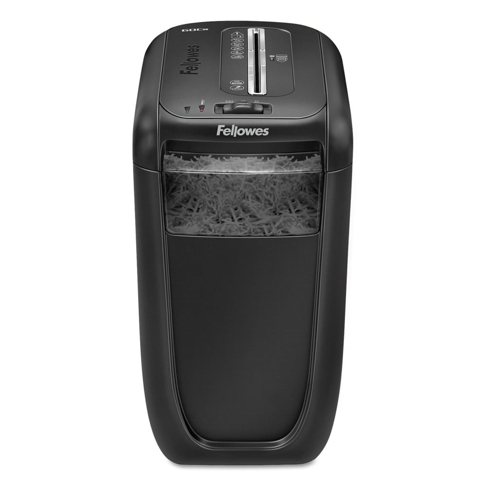 Fellowes Mfg Co. 4606001 Powershred 60cs Light-Duty Cross-Cut Shredder, 10 Sheet Capacity