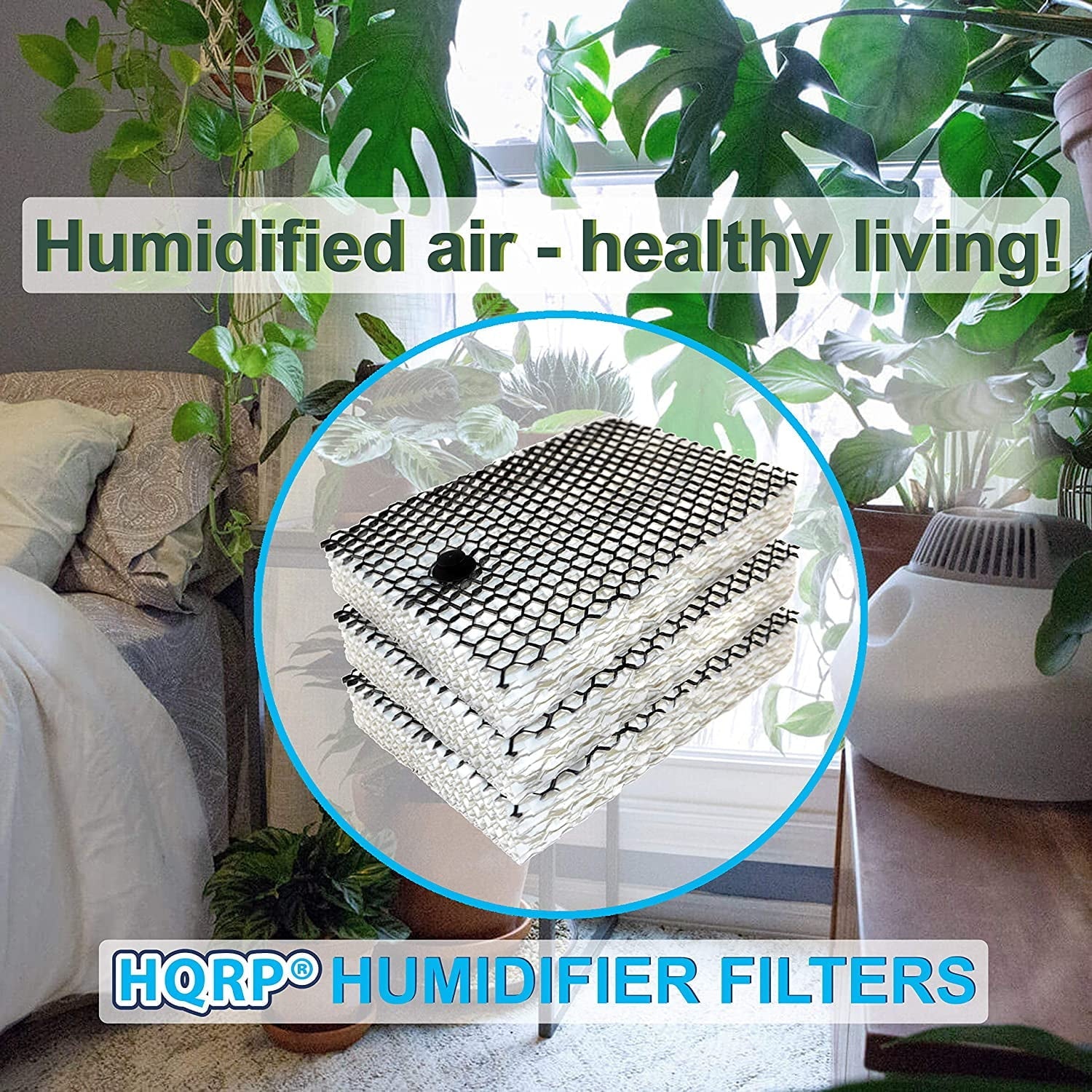HQRP 3-Pack Filter for Holmes Humidifier HM729, HM729G, HM4600, HM4600HD, HM630
