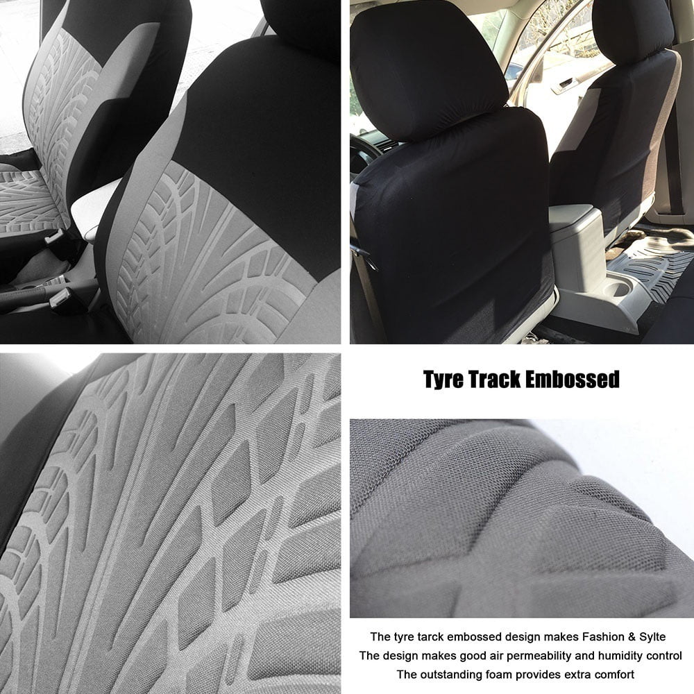 9Pcs/4Pcs/2Pcs Universal Car Seat Covers Full Set Waterproof Car Seat Protector Cushions Front Rear Car Seat Covers Car Accessories Four Seasons Fit for Auto Truck Van