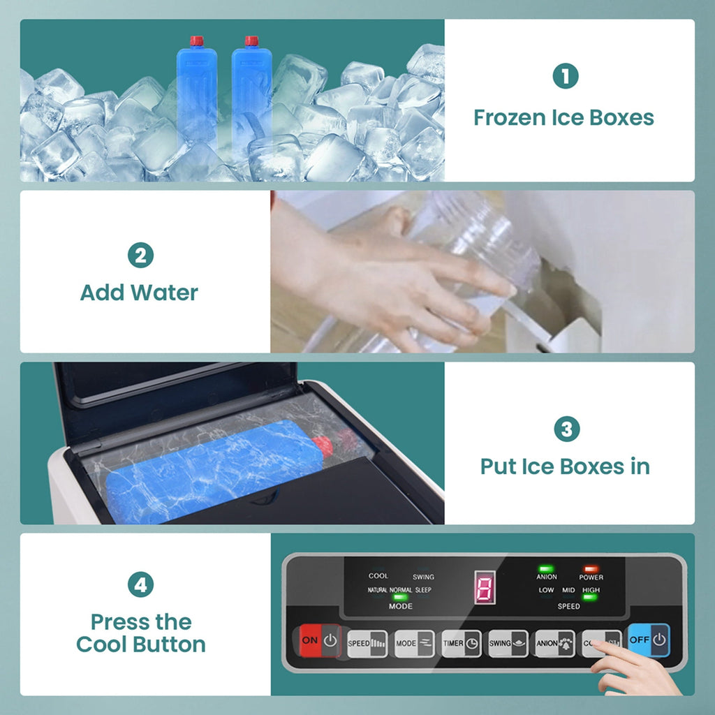 Costway Evaporative Air Cooler Portable Fan Conditioner Cooling