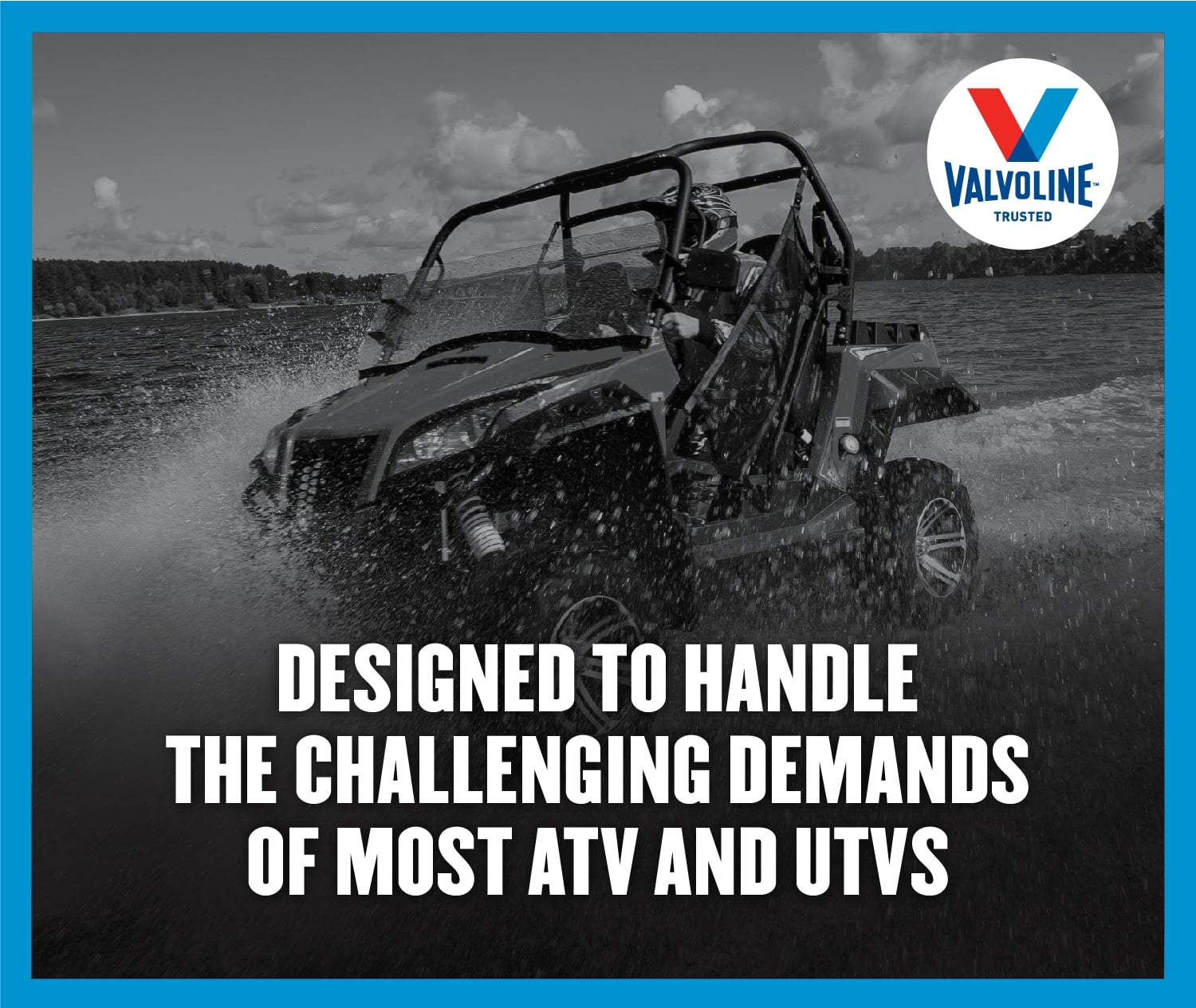 Valvoline 4-Stroke ATV/UTV SAE 10W-40 Motor Oil 1 QT