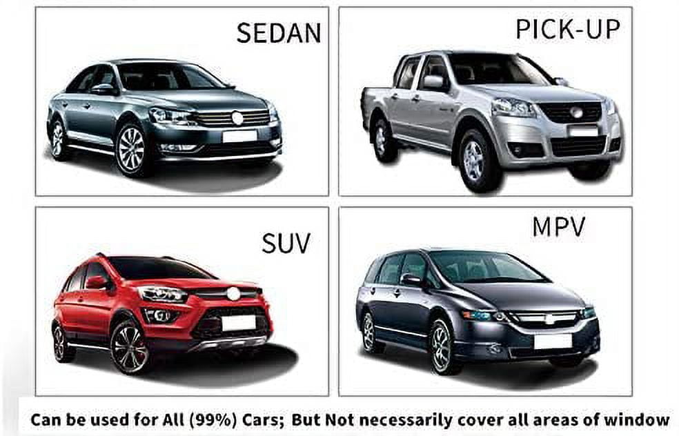 Car Sun Shades for Window, Side and Rear Window Sunshade ,Auto Sun UV RaysBlocker Visor Protector for Most Sedans SUV Truck
