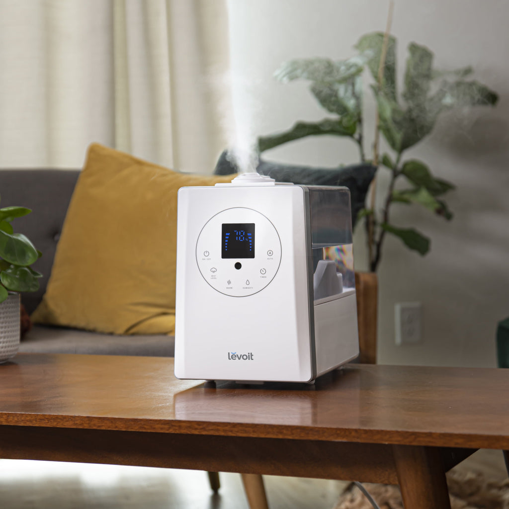 Levoit 6L 753 sq ft Warm and Cool Mist Humidifier, Vaporizer, White