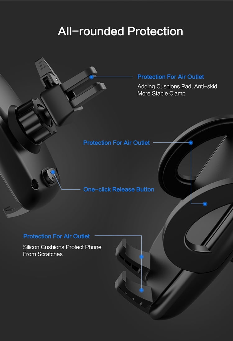 DGN Universal Air-Vent Car Mount Phone Holder Mount for Smartphones - Universal