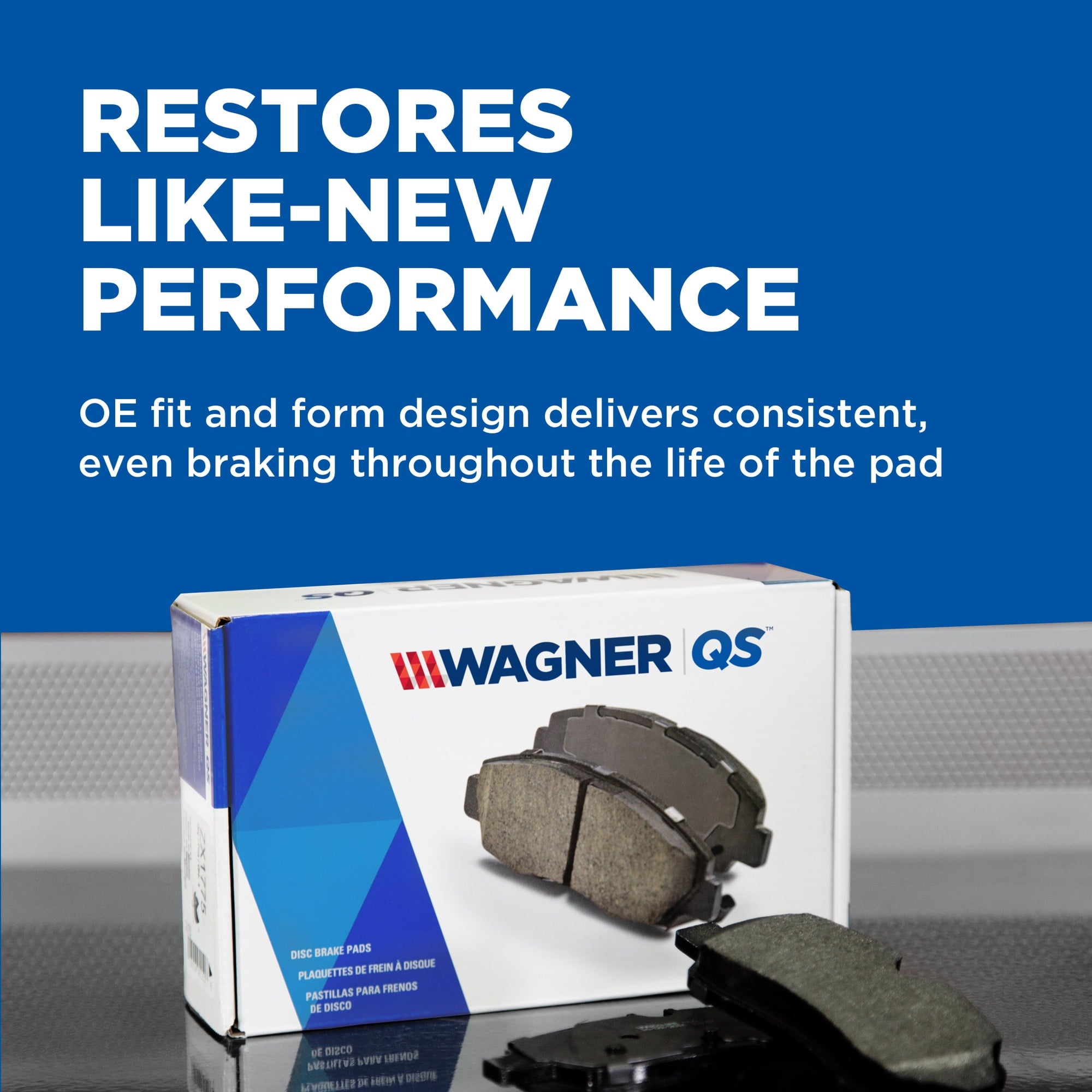 Wagner QuickStop ZD866 Ceramic Disc Brake Pad Set Fits select: 2007-2017 JEEP PATRIOT, 2011-2014 CHRYSLER 200