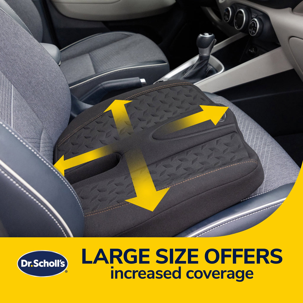 Dr. Scholl’s Black Max Support Copper-Infused Posterior Seat Cushion, 46200WDI, 2.82 lbs