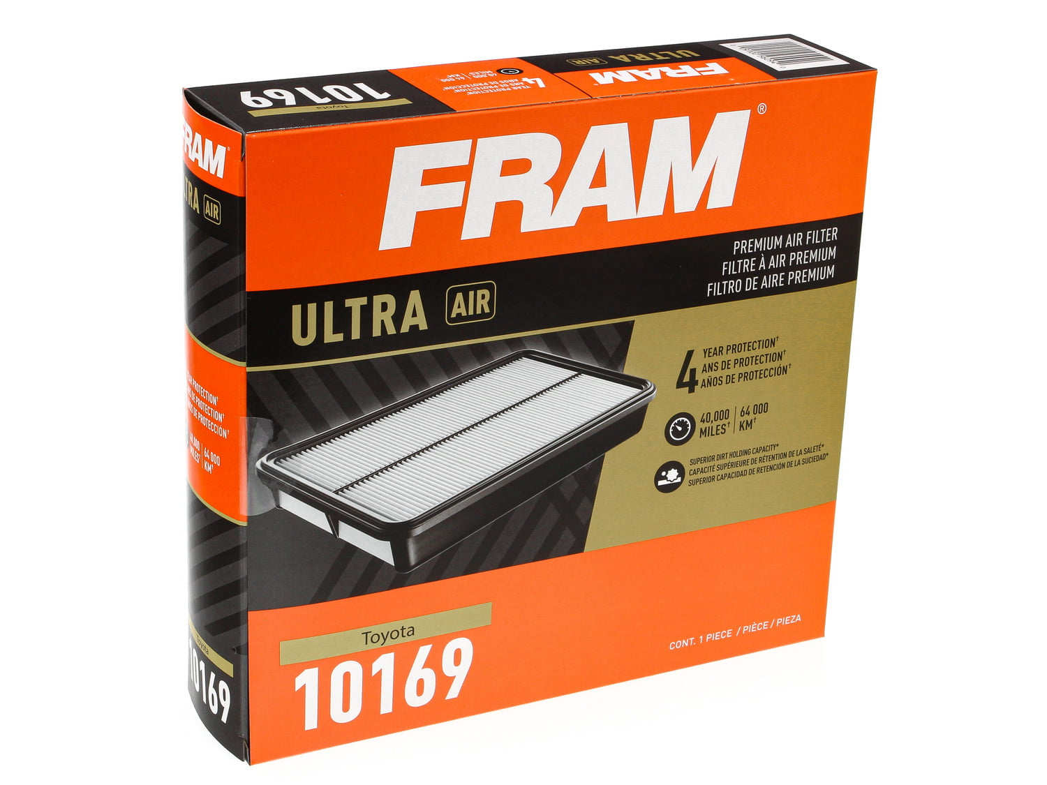 FRAM Ultra Air XGA10169, Premium Engine Air Filter for Lexus, Scion, Toyota Vehicles Fits select: 2018 TOYOTA COROLLA, 2006-2012 TOYOTA RAV4