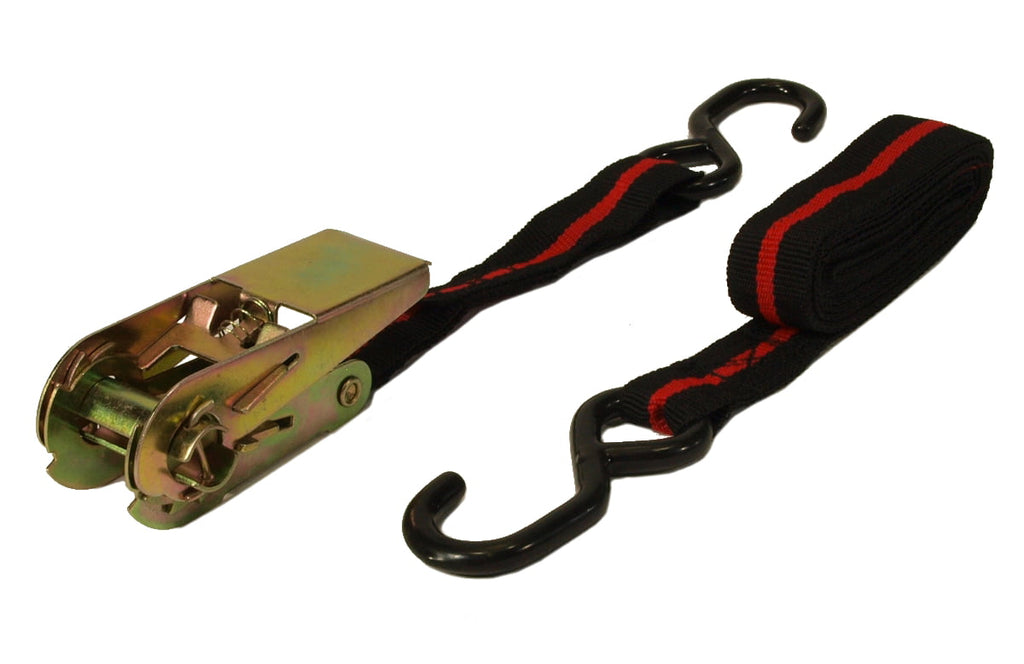 Set of 10 1" x 15' Ratchet Tie Down Straps Ratcheting Tow Straps ATV Motorcycle