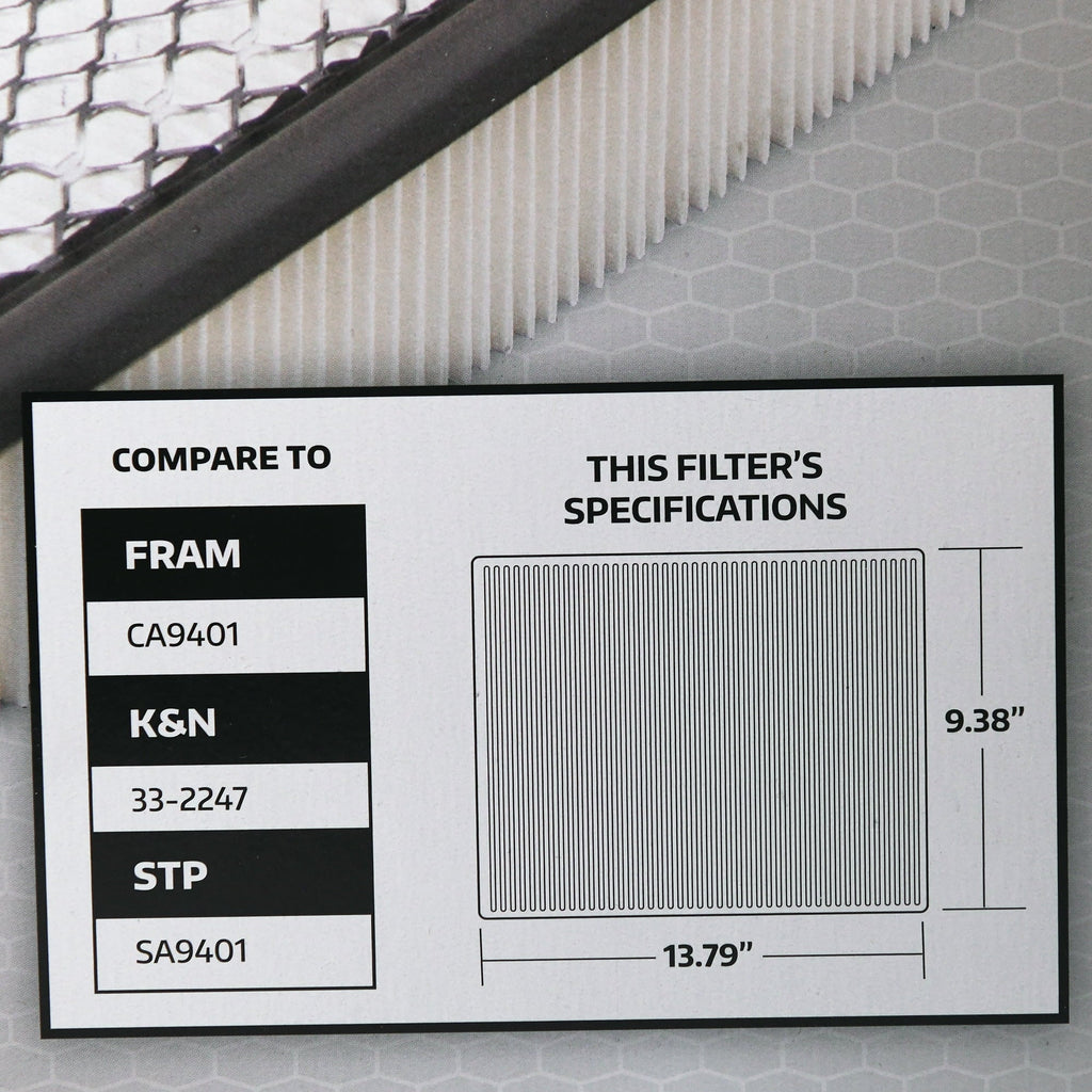 Super Tech 1100 Engine Air Filter, Replacement Filter for Chrysler or Ram Truck Fits select: 2013-2018 RAM 1500, 2002-2012 DODGE RAM 1500