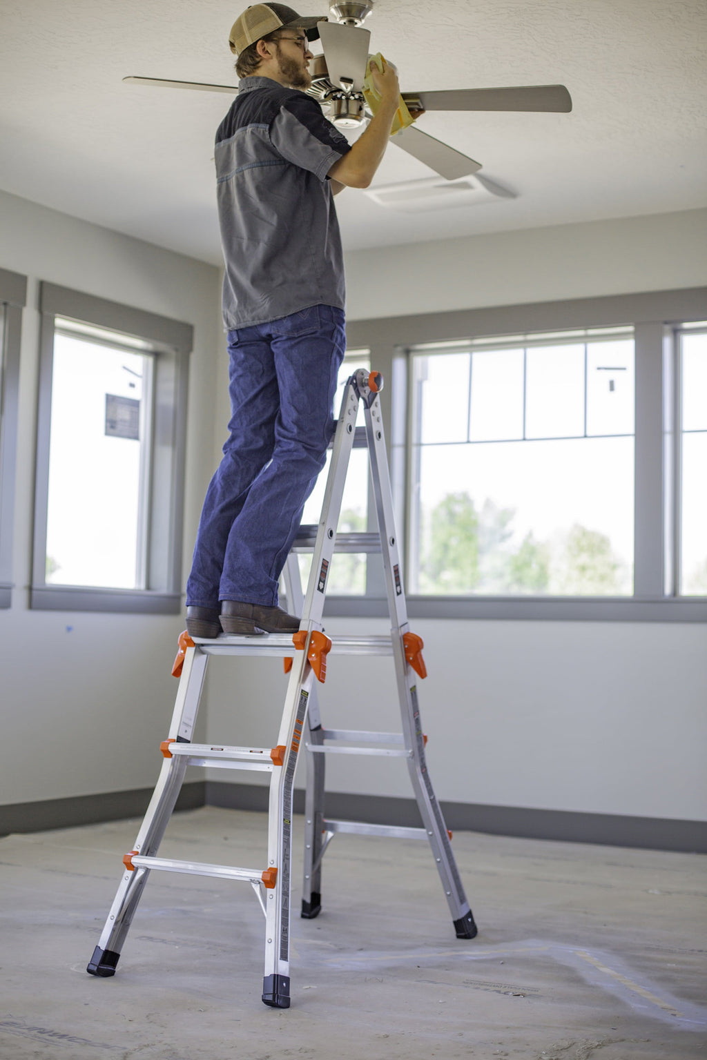 Little Giant Ladder Systems LT M13 Aluminum Multi-Use Ladder, Type 1A - 300 lbs. Rated