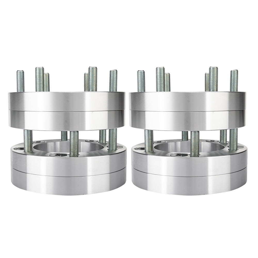 Happydeer 2X Wheel Adapters 5 Lug 5.5 To 6 Lug 5.5 Spacers 5x5.5 To 6x5.5 2" For Jeep Ford