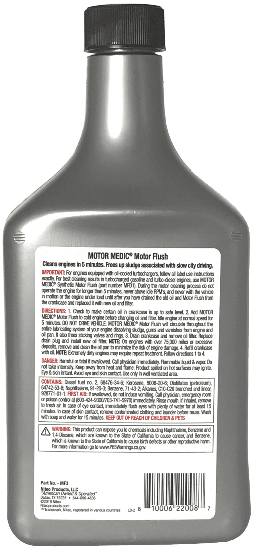 Motor Medic Motor Flush, Engine Additive, 32 Fl. Oz.
